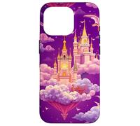 Fantasy Castle Dragons Floating Sky Magical Design Case for iPhone 16 Pro