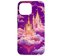 Fantasy Castle Dragons Floating Sky Magical Design Case for iPhone 16 Pro Max