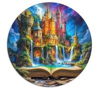 Fantasy Castle Forest Scenery 1000 Piece Jigsaw Puzzle for Women, Men Landscape Theme Colourful Jigsaws Educational Games Creativity & Gift Giving 1000pcs (67.5x67.5cm)