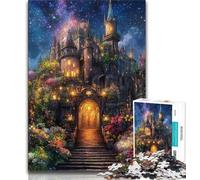 Fantasy Castle Jigsaw Puzzles for Teenagers 1000 Piece,Educational Games Home Decoration Artists Collection,Fine Art (75x50cm)
