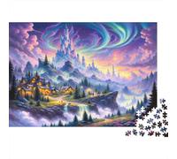 Fantasy Castle Landscape Jigsaw Puzzles 1000 Pieces Recycled Paper for Adults Puzzle for Adults Impossible Hard Challenging Game Fun Home Activity Great Gift Idea 70x50cm/1000pcs