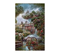 Fantasy Castle Rose Puzzle 1000 Pieces, Fun Challenging Puzzle Games, Difficult Jigsaw Puzzles for Adults 1000 Pieces