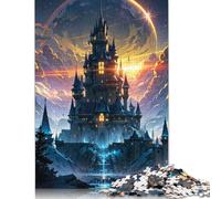Fantasy Castle Scenery 500 Piece Jigsaw Puzzles for Adults Jigsaw Puzzle 500 Pieces Jigsaws Adults Puzzles Gifts 500pcs (52x38cm)