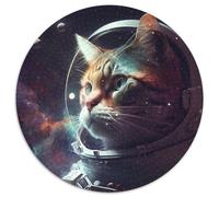 Fantasy Cat 1000 Pieces Puzzles for Adults 1000Pc Adults Round Jigsaw Puzzle Gift for Men And Women, Daily & Special Occasion 67.5x67.5cm