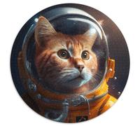Fantasy Cat Adult Jigsaw Puzzles 1000 Pieces Cardboard Puzzles Family Activity, DIY Home Decor, 67.5x67.5cm