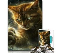 Fantasy Cat Jigsaw Puzzles for Adults 1000 Jigsaws,Challenging Game Gifts for Is Ideal As A Gift for The Whole Family (50x75cm)