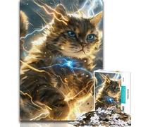 Fantasy Cat JigsawPuzzle 1000 Pieces for Adults,Family Game Stress Reliever Difficult Challenge Secret Santa Gifts 50x75cm
