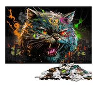 Fantasy Cat JigsawPuzzle 1000 Pieces for Adults Puzzles for Adults DIY Home Decor Gift, Brain Teaser Game 26X38CM/10.23x14.96inch