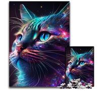 Fantasy Cat JigsawPuzzle 1000 Pieces for Adults Puzzles for Adults Interactive Family Game, Brain Challenge, Educational Toy 26X38CM/10.23x14.96inch