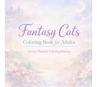 Fantasy Cats Coloring Book for Adults - Stress Relief & Relaxation in a Magical World: A Cozy Fantasy Coloring Journey (Enchanted Forest)