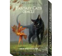 Fantasy Cats Oracle: Magic is in Your Paw - 24 full colour cards & instructions