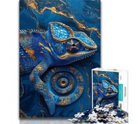 Fantasy Chameleon 1000 Piece Jigsaw Puzzles,Educational Game Challenge Toy Wall Decoration Unique Birthday And Xmas Gifts (75x50cm)