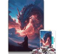 Fantasy Chinese Dragon Puzzles 1000 Pieces for Adults,Challenging Game And Family Play for Is Ideal As A Gift for The Whole Family (50x75cm)