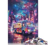 Fantasy City Streets Puzzle Difficult Challenge 100 Percent Recycled Cardboard Jigsaw Puzzle for Adults Teen 1000pcs (38x26cm)