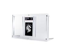 FANTASY CLUB | 3x1 Acrylic Graded Card Slab Stand - Display 3 PSA/CGC Slabs with Optical Clarity and 99.8% UV Protection | Seamless Frame with Clean Grid Layout | Elevate Your Graded Collection