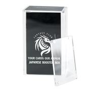 FANTASY CLUB Acrylic Box for Japanese Boosters (10 Packs - 10 Cards Pack) - Ultra Strong Acrylic 8 + 5 mm with Strong Magnets and 99+% UV Protection | Take Your Sealed Collection to a New Level