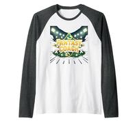 Fantasy Coach: Sports Strategist Dream Team Builder Raglan Baseball Tee, Men, Dark Heather/White, L
