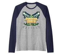 Fantasy Coach: Sports Strategist Dream Team Builder Raglan Baseball Tee, Men, Navy/Athletic Heather, S