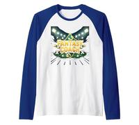 Fantasy Coach: Sports Strategist Dream Team Builder Raglan Baseball Tee, Men, Royal Blue/White, S