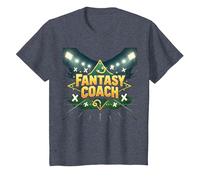 Fantasy Coach: Sports Strategist Dream Team Builder T-Shirt, Kids, Heather Blue, 2 Years