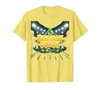 Fantasy Coach: Sports Strategist Dream Team Builder T-Shirt, Men, Lemon, S