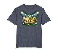 Fantasy Coach: Sports Strategist Dream Team Builder T-Shirt, Men's Big and Tall, Heather Blue, 3X Tall