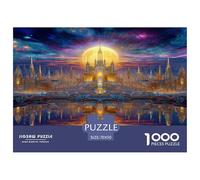 Fantasy Colored Urban Landscapes Jigsaw Puzzles for Adults Interesting Puzzle Game 1000 Piece Brain Challenge Home Decoration Gifts 70x50cm/1000pcs