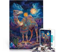 Fantasy colorful camelJigsaws 1000 Pieces for Adults Stress Reliever Difficult Challenge Parent-child interaction 38x26cm