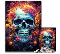 Fantasy Colorful Skull JigsawPuzzle 1000 Pieces for Adults Paper Jigsaw Puzzles for Adults for Birthdays And Holidays 1000 PCS(38x26cm)