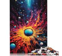 Fantasy Colorful Universe 500 Piece Jigsaw Puzzle for Adult Toy Intellectual Game Educational Game for Adult Stress Relief Home Decoration 500pcs (52x38cm)