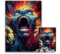 Fantasy Colorful Zombies JigsawPuzzle 1000 Pieces for Adults Wooden Jigsaw Puzzles for Adults for Birthdays And Holidays 1000 PCS(75x50cm)