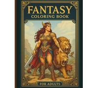 Fantasy Coloring Book for Adults .: Dragons, Mythical Creatures, Vikings, Egyptian Gods & Dark Fantasy Legends | Stress Relief and Relaxation Coloring Pages.