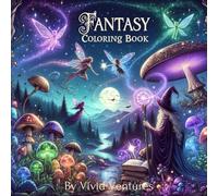 Fantasy Coloring Book for Adults: Mystical Art for stress relief and creativity
