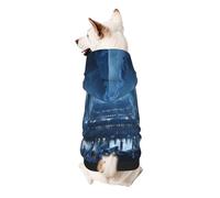 Fantasy Continent Dog Hoodie – Soft & Breathable Polyester Pet Clothes for Small, Medium, and Large Dogs
