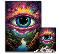 Fantasy Cosmic Eyes 1000 Piece Jigsaw Puzzles for Adults Wooden Jigsaw Puzzles for Adults for Teenagers, Family Game Night, BrainChallenging Gift Idea 1000 PCS(75x50cm)