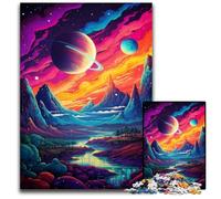 Fantasy Cosmic Landscape JigsawPuzzle 1000 Pieces for Adults Wooden Jigsaw Puzzles for Adults for Birthdays And Holidays 1000 PCS(75x50cm)
