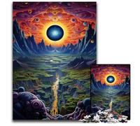 Fantasy Cosmic Planet 1000 Piece Jigsaw Puzzle Wooden Jigsaw Puzzles Perfect for Teenagers Family Bonding Brain Teaser & DIY Home Decor Gift 1000 PCS(38x26cm)