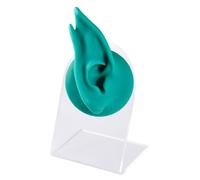 Fantasy Costume Elves Ear Prosthetic, Soft Silicone Fairies Ear Model for Role-Play Earring Display, Piercing Practice and Photo Props Fantasy Prosthetic Cosplay Accessory Silicone Pointed Earpiece