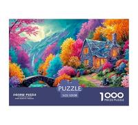 Fantasy CottageFormidable 1000-Piece Jigsaw Puzzles for Adults An Odyssey of Impossible, Hard, And Difficult Challenging Puzzle Educational Games - The Ultimate Gift for Dedicated Adult And Teen Puzz