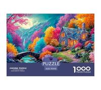 Fantasy CottagePremium Jigsaw Puzzles for Adults A 1000-Piece Advanced-Level Set Featuring Challenging And Educational Games - Designed As The Jigsaw Puzzles for Adults And Mature Kids A