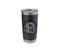 Fantasy Creature in Cave - Mystical Dragon Stainless Steel Insulated Tumbler