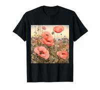 Fantasy Cute Poppies Field Light T-Shirt