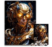 Fantasy Cyborg Warrior 1000 Piece Puzzle Jigsaw Puzzles for Teenagers Family Game Night BrainChallenging Gift Idea 1000 PCS(38x26cm)