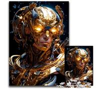 Fantasy Cyborg Warrior Pc Adults Jigsaw Puzzle Puzzles for Adults Family Game Night Fun DIY Decorative Artwork 1000 PCS(75x50cm)