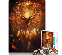 Fantasy Deer Adult Jigsaws 1000 Pieces Difficult,Family Game Stress Reliever Difficult Challenge Secret Santa Gifts (38x26cm)