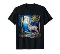 Fantasy Deer Starlight Antlers T-Shirt
