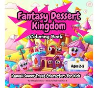 Fantasy Dessert Kingdom Coloring Book: Kawaii Sweet Treat Characters for Kids