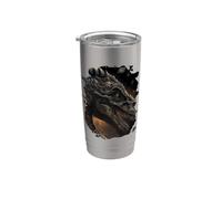 Fantasy Dinosaur T-Rex Dino Stainless Steel Insulated Tumbler