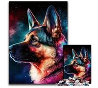 Fantasy Dog Jigsaw Puzzles for Adults 1000 cardboard Puzzles Interactive Family Game, Brain Challenge, Educational Toy 26X38CM/10.23x14.96inch