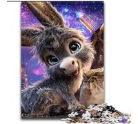 Fantasy Donkey Jigsaw Puzzles for Adults 1000 Piece Puzzle, Educational Games Home Decoration Suitable for Desktop Decoration (50x75cm)